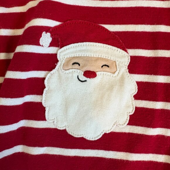 Carter’s Christmas pjs baby Santa Toddler Size 2T Red White - Picture 3 of 7